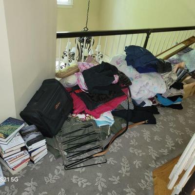 many items to be set up for the sale