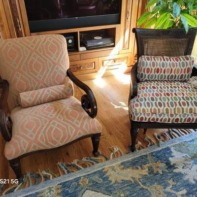 a variety of classic and transitional arm and side chairs