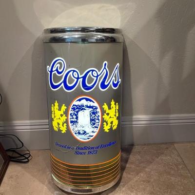 Huge coors light up 