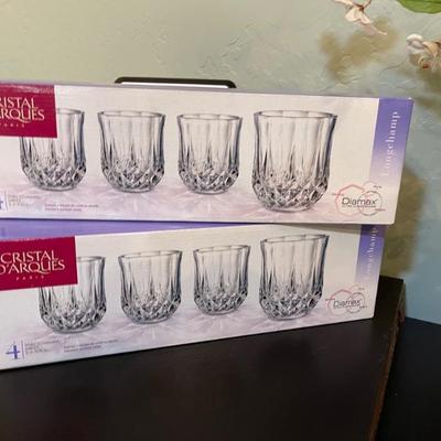 Crystal bar glasses 