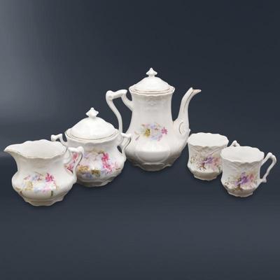 Gilded Porcelain Tea Set