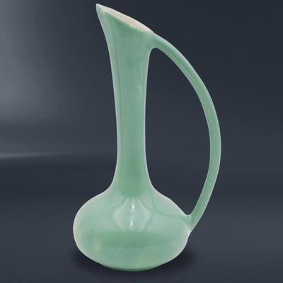 Art Deco Turquoise Van Briggle Earthenware Ewer