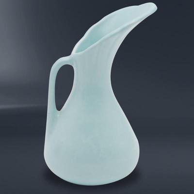 Vintage Metlox Poppy Trail Robin's Egg Blue Pitcher