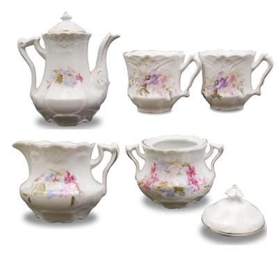Gilded Porcelain Tea Set