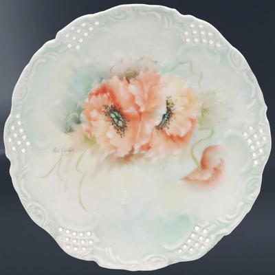 Decorative Floral Wall Hanger Plate