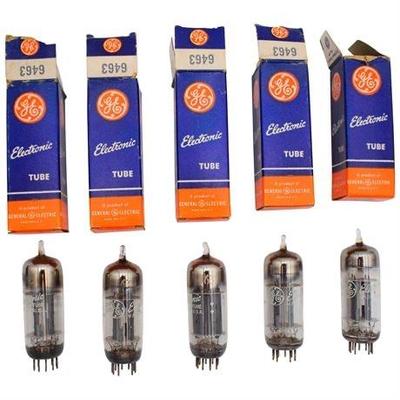 Lot Of Five General Electric Vacuum Tubes