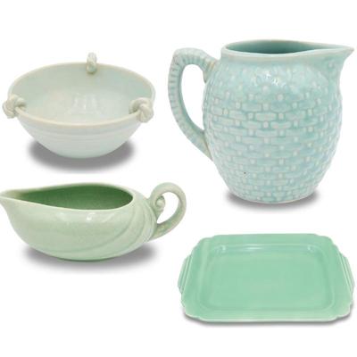 Assorted Celadon Pottery (Total of 4)