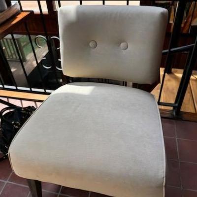 To mid-century slipper chairs