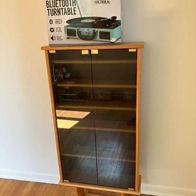 Lot 052-BR2: Sorice Media Storage Tower and Bluetooth Turntable