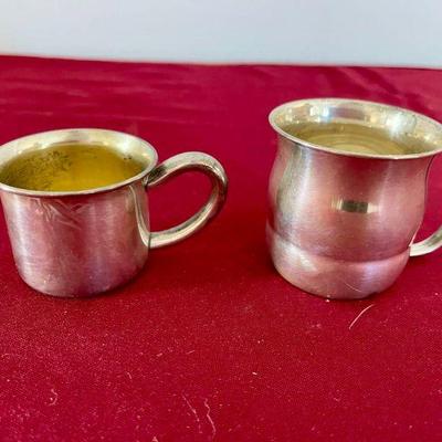 Lot 027-ER: Vintage Sterling Baby Cups