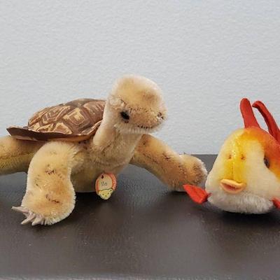 Lot 045-ER: Vintage Steiff Turtle & Fish