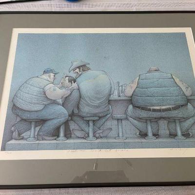 Lot 071-LR: Quirky Signed Print Duo