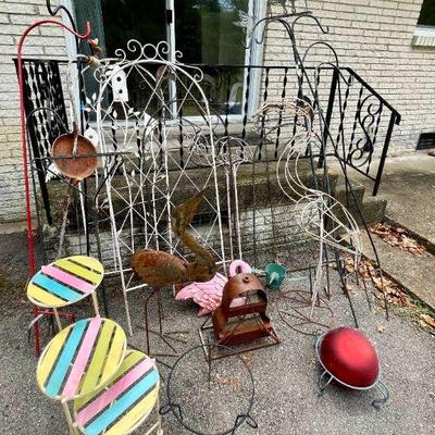 Lot 062-Y: Large Yard Art Collection
