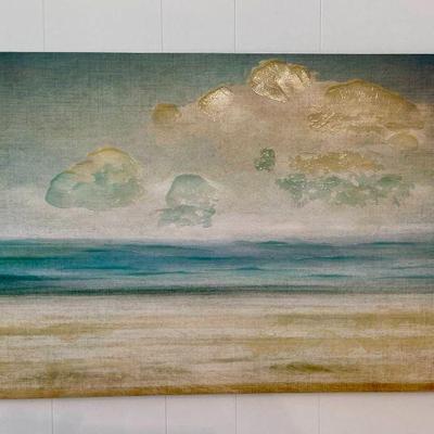 Lot 018-K: Canvas Beach Art