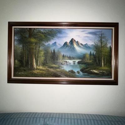 Signed oil on canvas 