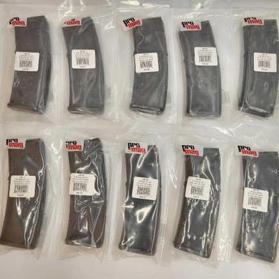 #1676 • (10) Pro Mag AR-15 5.56mm 30rd Magazines
