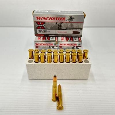 #1384 • (60) Rounds of Winchester 30-30win Ammo
