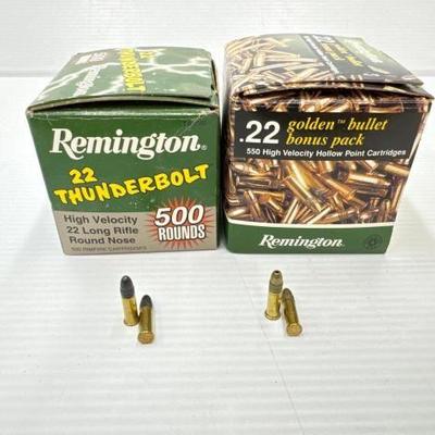 #1350 • Over 1000 Rounds of Remington .22lr Ammo
