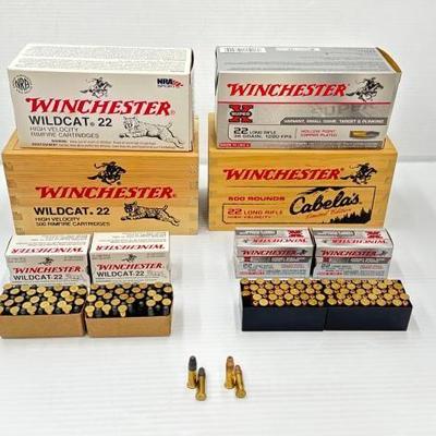 #1340 • NEW!!! (1000) Rounds of Winchester .22 & .22lr Ammo
