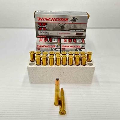 #1386 • (60) Rounds of Winchester 30-30win Ammo
