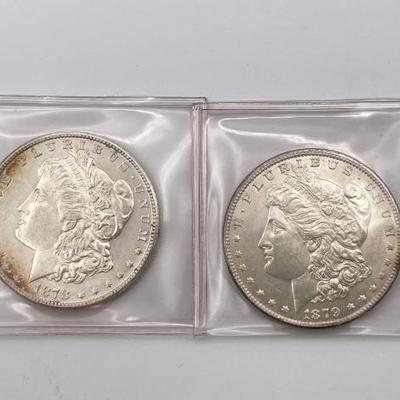 #358 • 1878-S & 1879-P Morgan Silver Dollar
