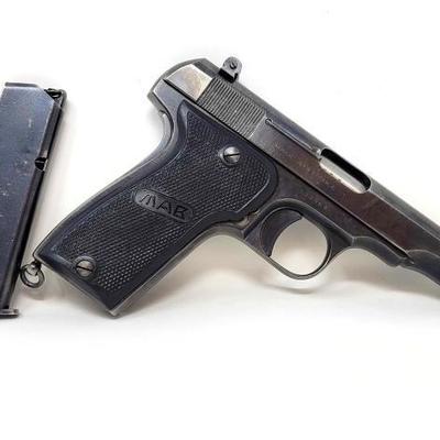 #702 • MAB Model D 7.55 mm Semi-Auto Pistol
