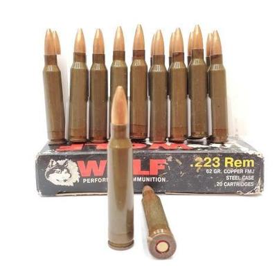 #1315 • 20 Rounds of .223 Rem 62 gr. Ammo
