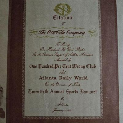 Jackie Robinson Signed/ Autographed Program
