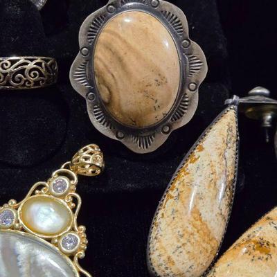 Sterling Silver Jewelry with Gemstones and Diamonds