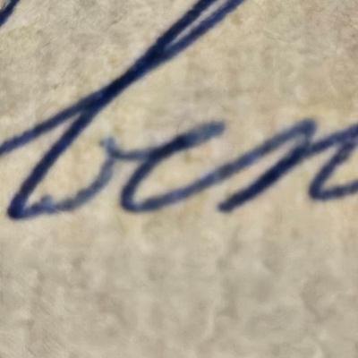 Jackie Robinson Signed/ Autographed Program