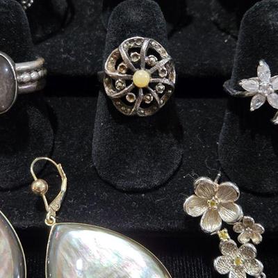 Sterling Silver Jewelry with Gemstones and Diamonds