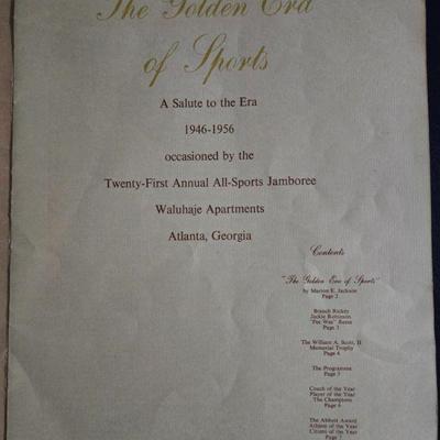 Jackie Robinson Signed/ Autographed Program