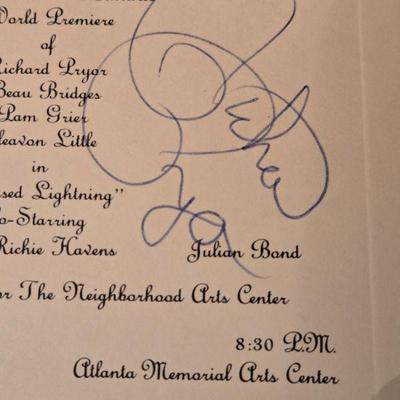 Richard Pryor Autograph 