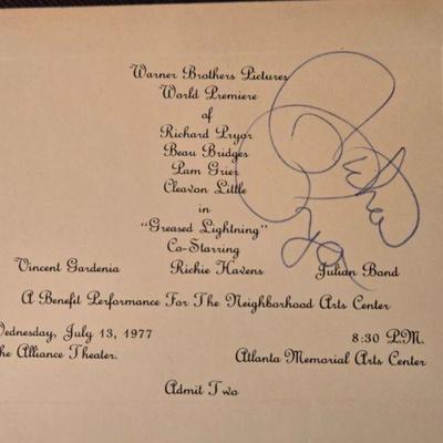 Richard Pryor Autograph 