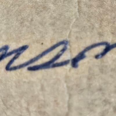 Jackie Robinson Signed/ Autographed Program