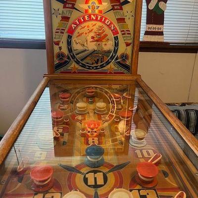 Vintage Pinball Machine - works