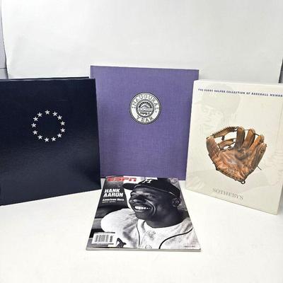 Hank Aaron ESPN Magazine, 1993 Inaugural Rockies Book, National Geographic Baseball America & More