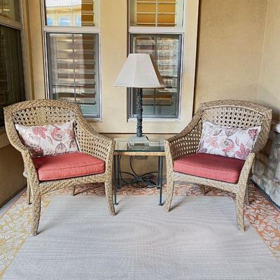 Outdoor All-Weather Wicker Patio Set