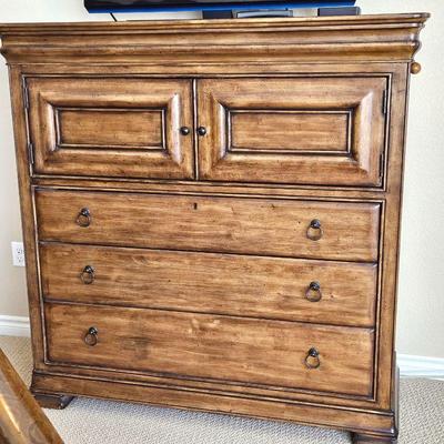 Pennsylvania House "New Lou" Louie Phillipe Style Chest of Drawers w/ Two Hidden Jewelry Drawers - Solid Alder - From...