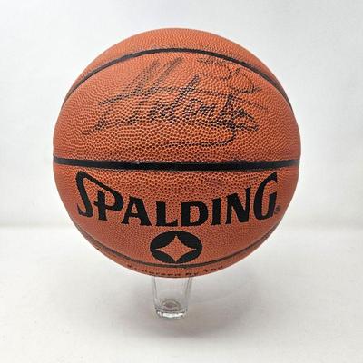 Basketball Signed by Dikembe Mutombo - #55 Colorado Nuggets
