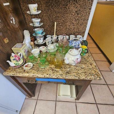 Teacups and saucers