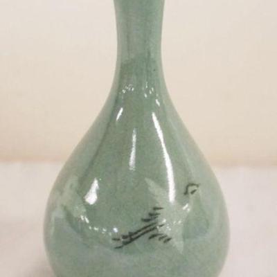 1268	MINIATURE CELADON VASE, APPROXIMATELY 4 1/2 IN HIGH
