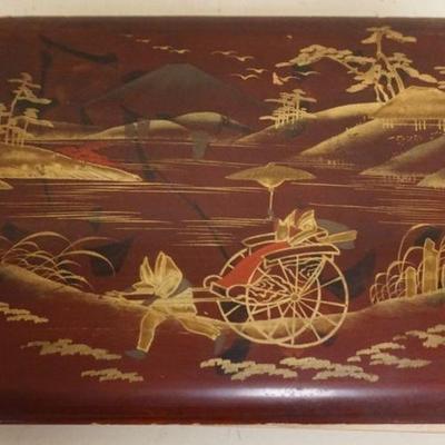 1116	LACQUERED CHINESE PHOTO ALBUM WITH MANY EARLY PHOTOS, APPROXIMATELY 9 IN X 7 IN, PHOTOS ANOTATED
