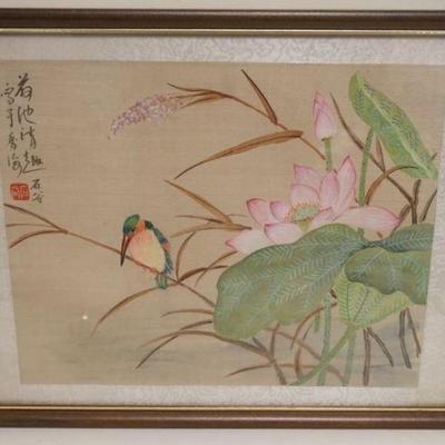 1099	JAPANESE WOOD  BLOCK PRINT APPROXIMATELY 19 IN X 15 IN OVERALL
