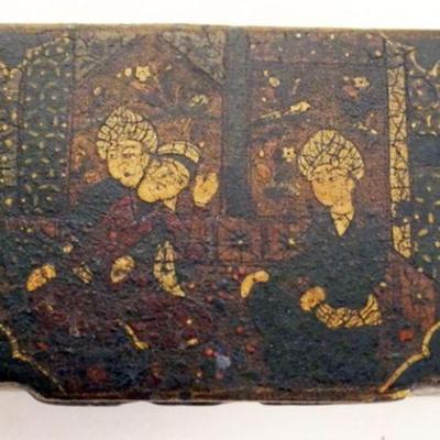 1239	ASIAN LACQUERED BOX, APPROXIMATELY 3 IN X 4 1/2 IN X 1 IN H
