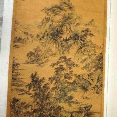 1240	ASIAN SCROLL, APPROXIMATELY 26 1/2 IN X 66 IN
