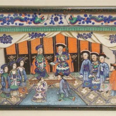 1110	CHINESE WATERCOLOR ON RICE PAPER, APROXIMATELY 14 IN X 9 1/2 IN OVERALL
