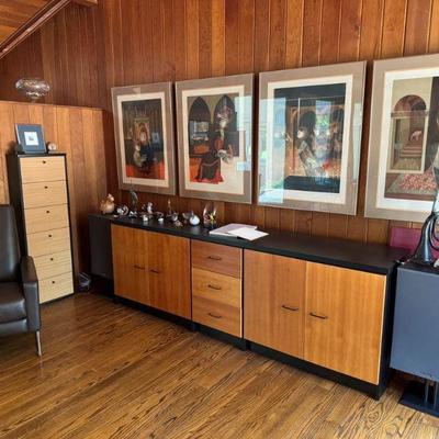 Set of 4 signed Sunol Alvar prints