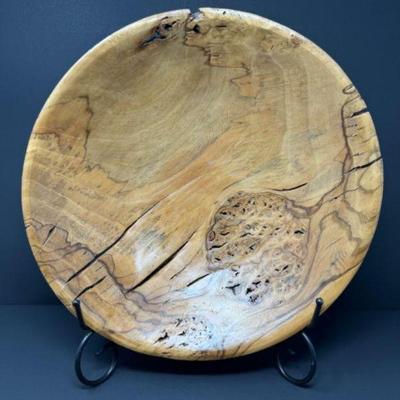 Signed & Dated Alan Adler Woodturned Bowl - California Pepperwood