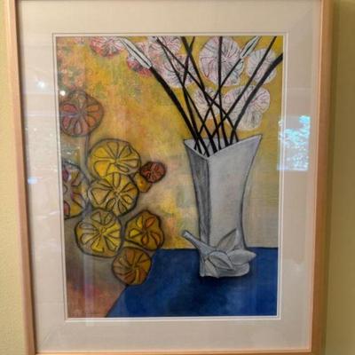 Patty Rogers' Original Mixed Media Painting - 'At Home With My Memories'